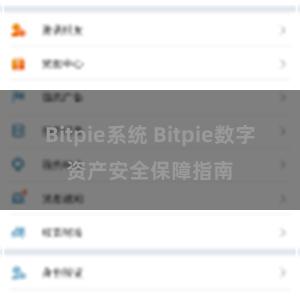 Bitpie系统 Bitpie数字资产安全保障指南