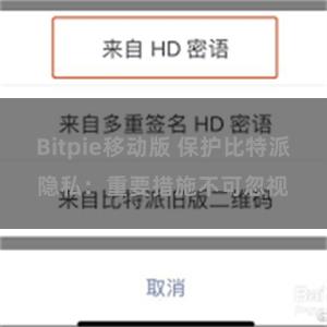 Bitpie移动版 保护比特派隐私：重要措施不可忽视