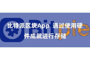 比特派区块App  通过使用硬件成就进行存储