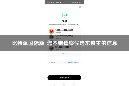 比特派国际版  您不错稽察候选东谈主的信息